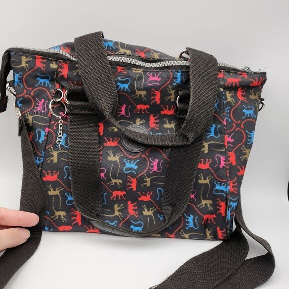Kipling multicolor Monkey Handbag Shoulder Two Strap Monkey Mania - Picture 2 of 15